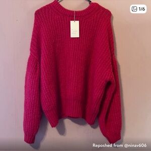 A New Day Hot pink sweater